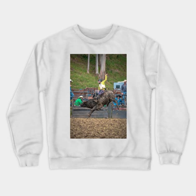 RODEOS, HORSES, COWBOYS Crewneck Sweatshirt by anothercoffee